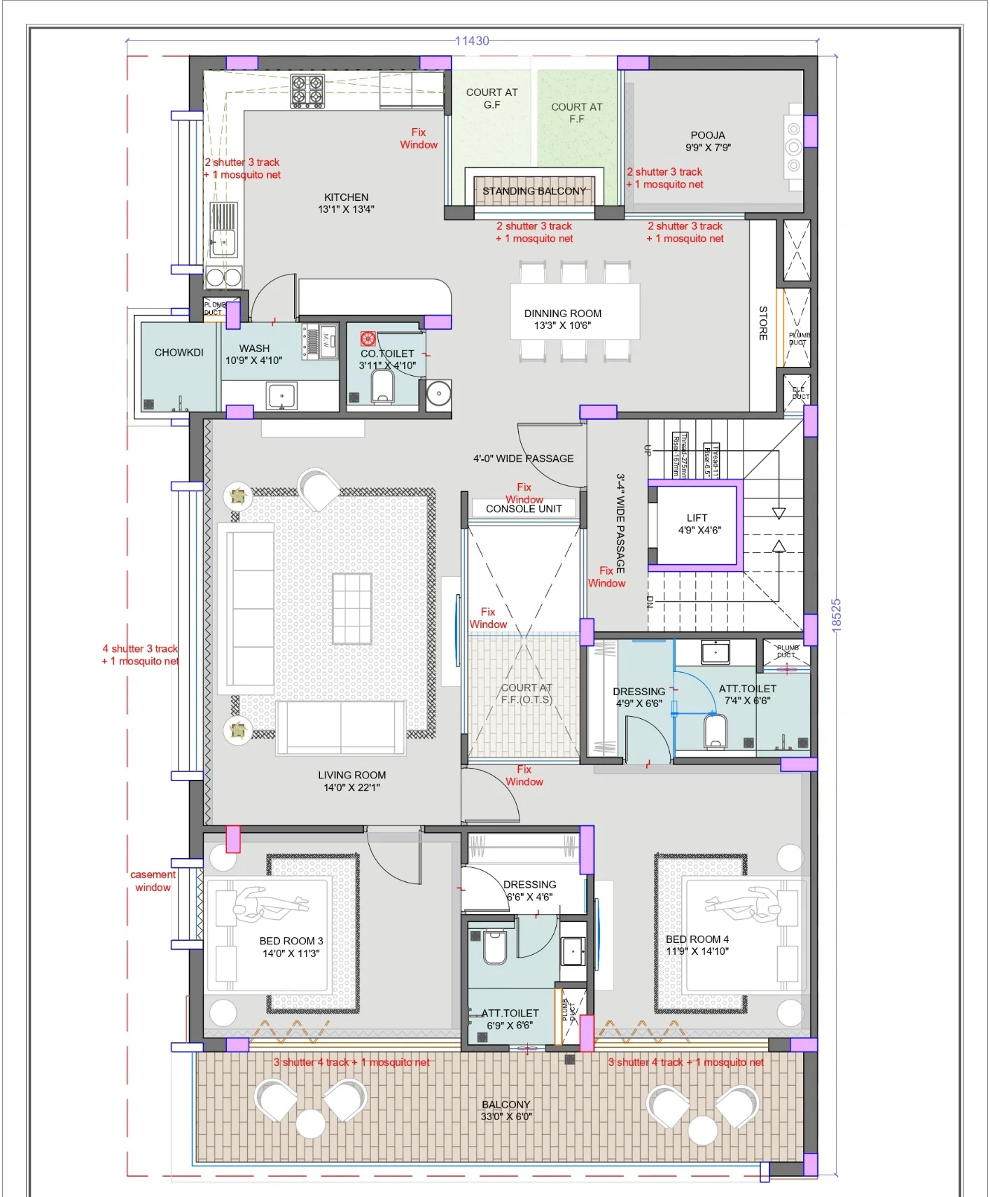 Asaṁvṛta second floor plan