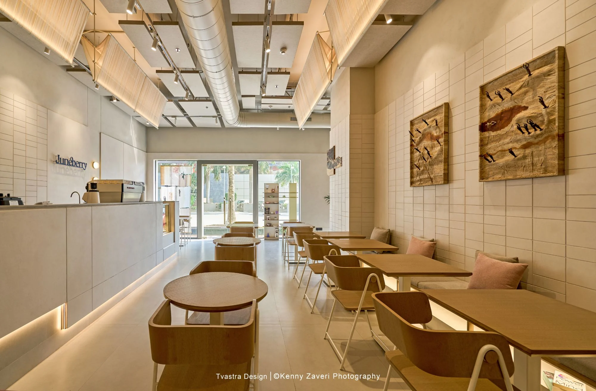 Juneberry, the main dining hall toward the entrance