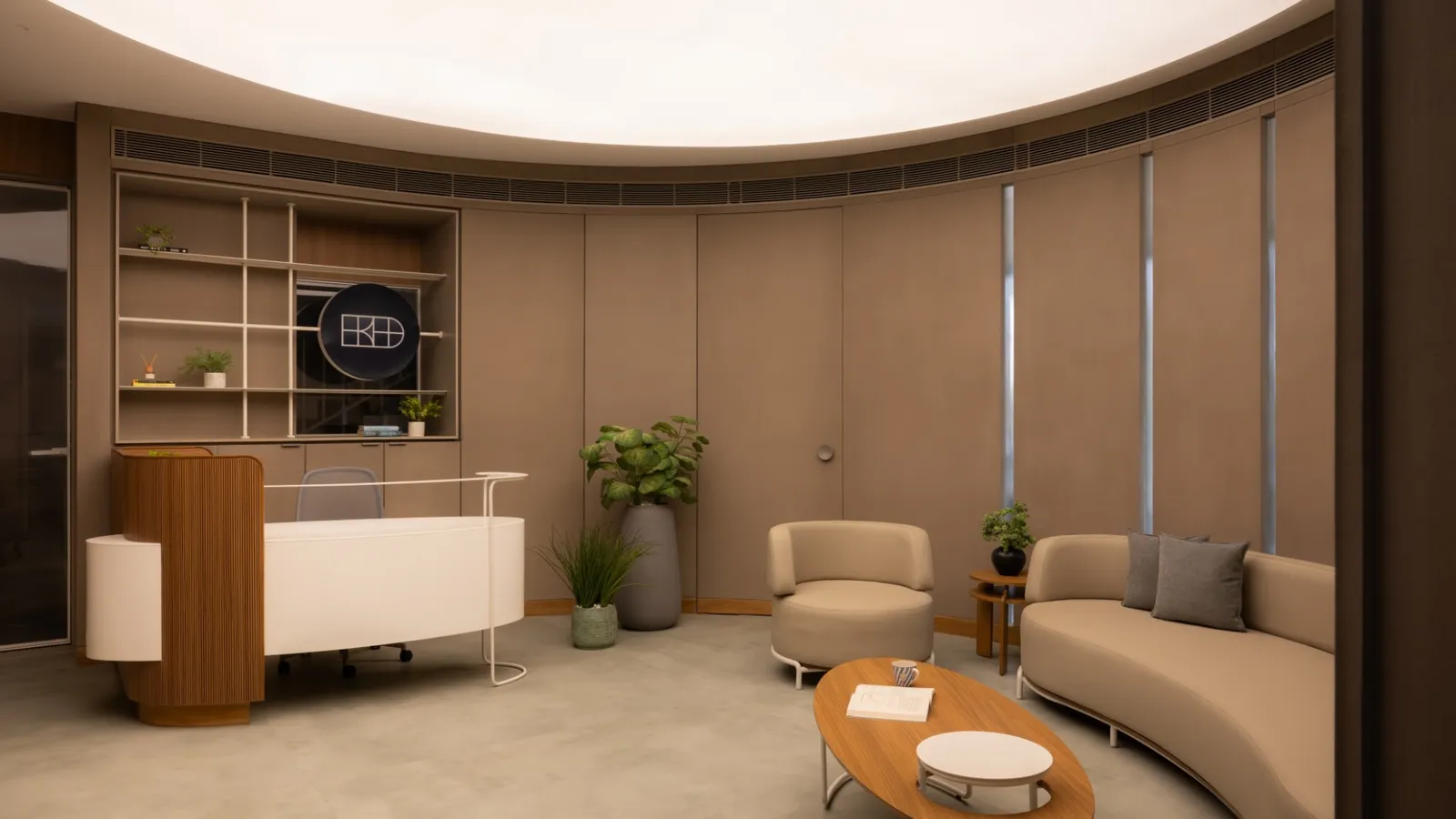 Kapadia Dental reception and lounge