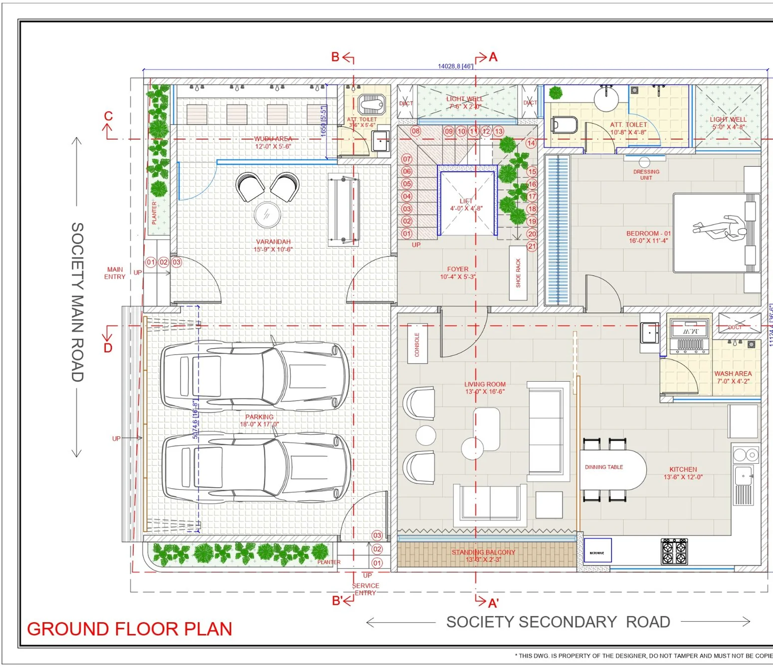Ṛju ground floor plan