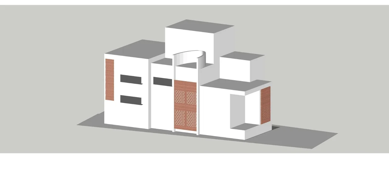 Urdhva massing study, the resolved form