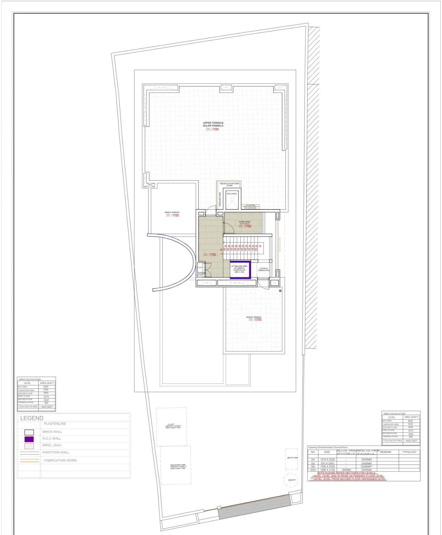 Urdhva terrace floor plan