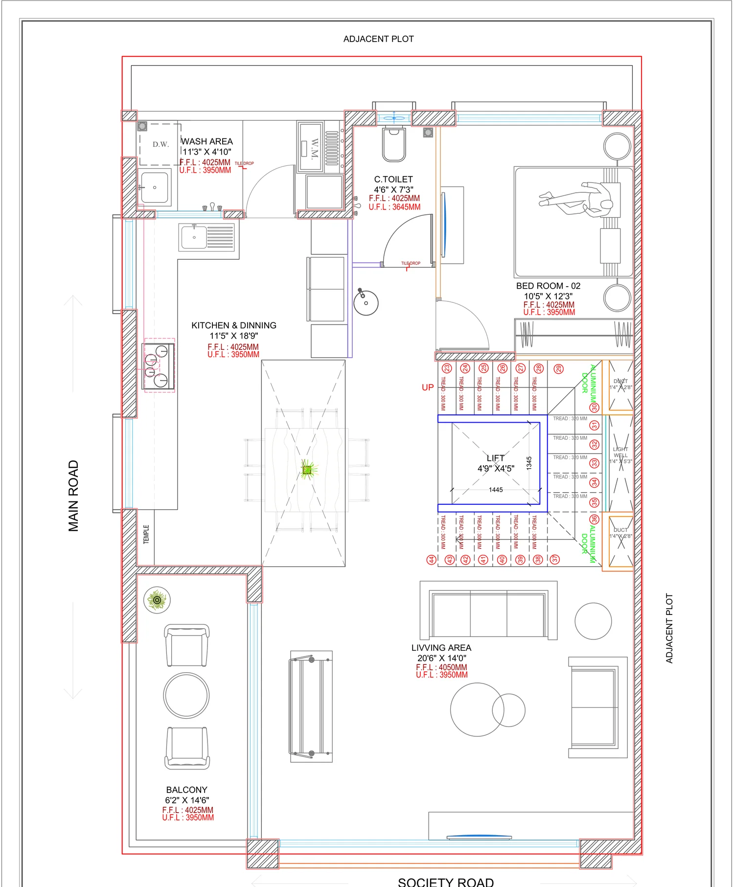Vallabh Nivas first floor plan