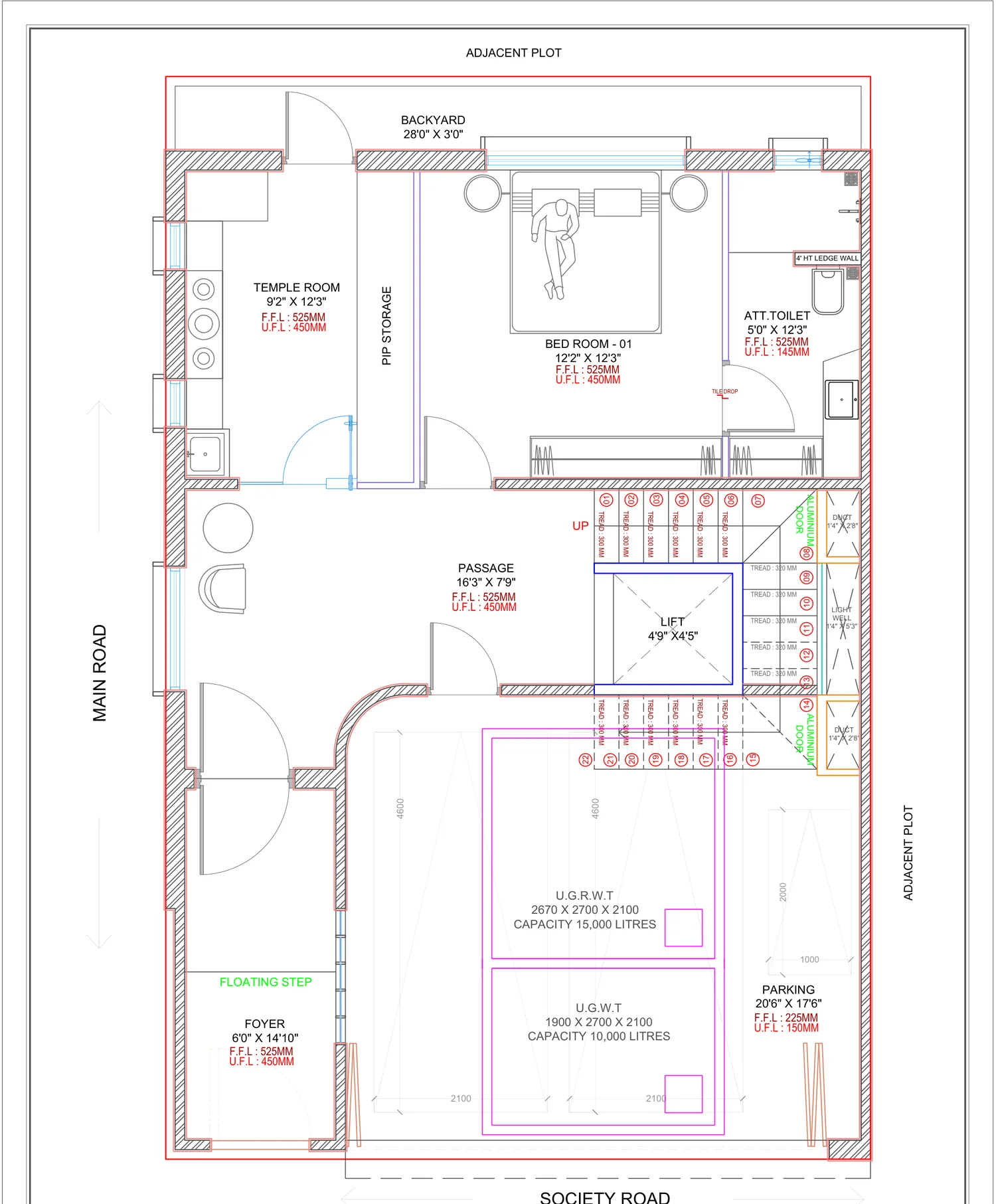 Vallabh Nivas ground floor plan