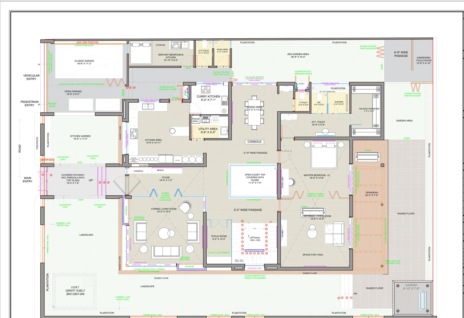 Vālukā ground floor plan