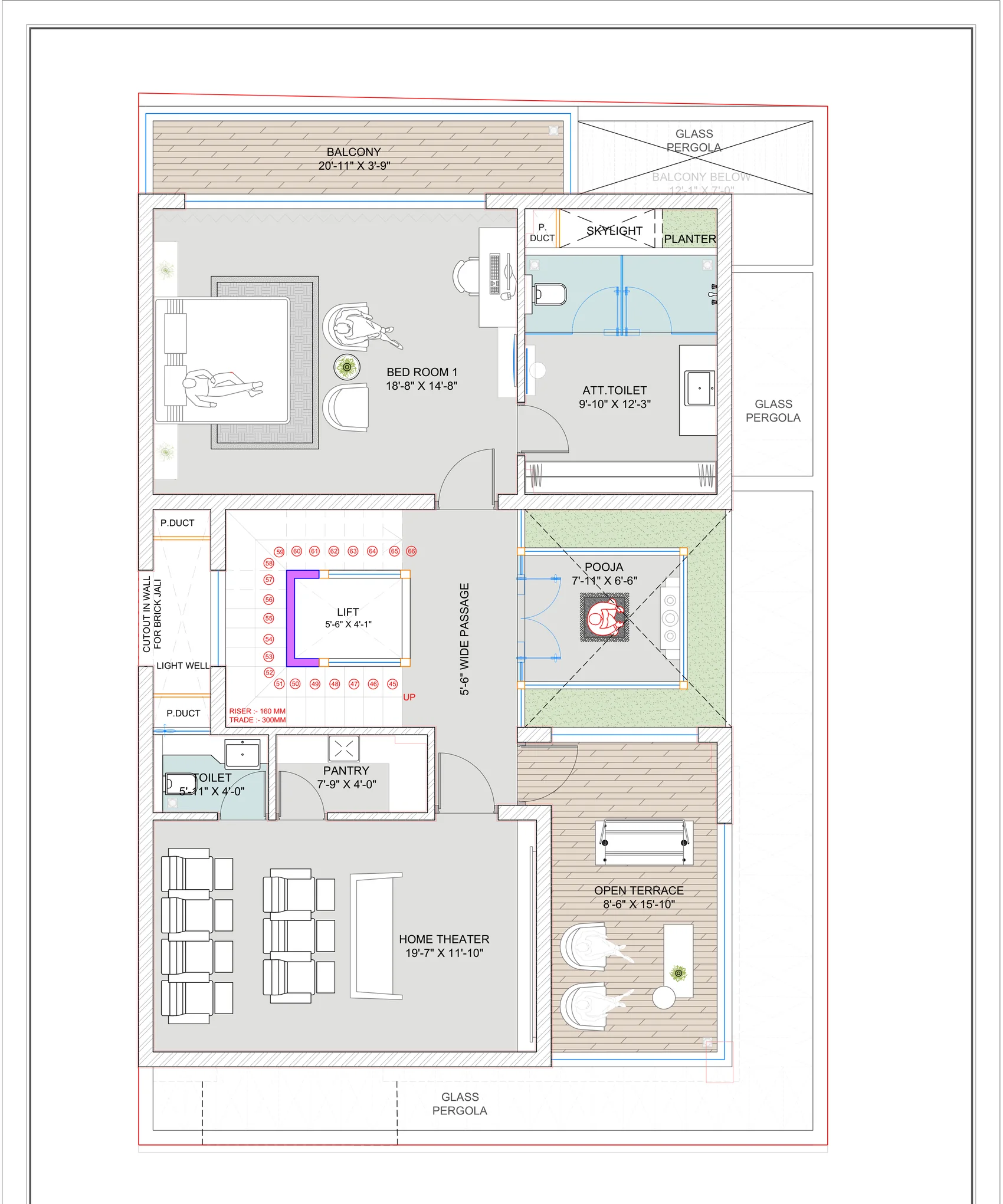 Vritta second floor plan