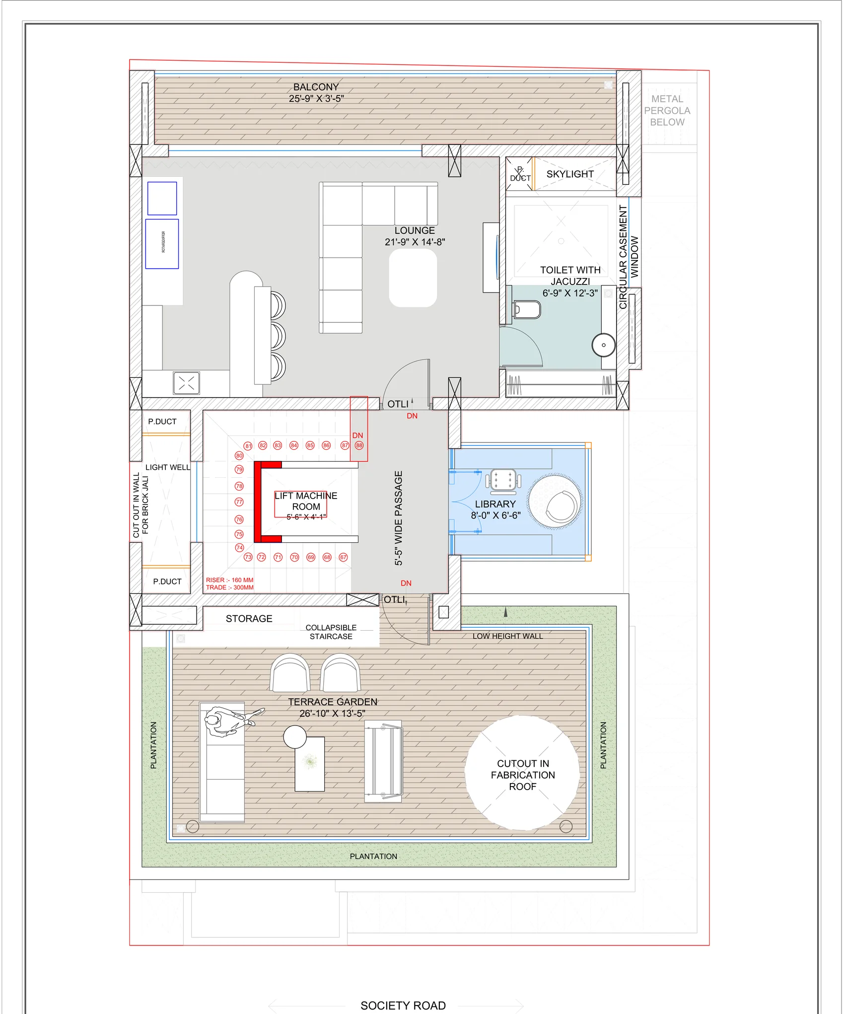 Vritta terrace floor plan