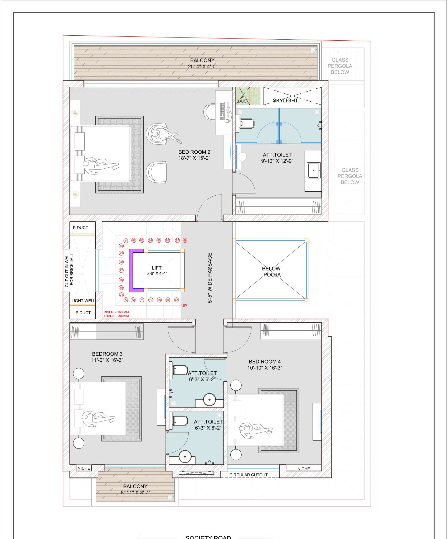 Vritta third floor plan